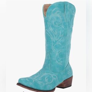 Turquoise/Teal Boots